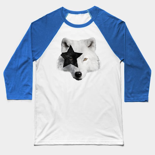 Kiss of a Wolf Baseball T-Shirt by astronaut